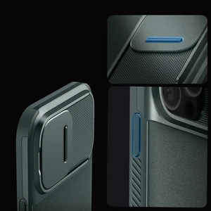 Зеленый защитный чехол Spigen Optik Armor Mag для iPhone 16 Pro Max - Фото 11