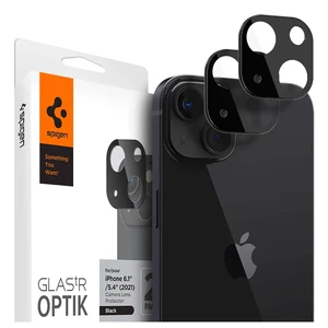 Защитное стекло на камеру Spigen Optik Lens Protector Black для iPhone 14 | 13 | 13 mini | 13 Pro (2 шт.) - Фото 4