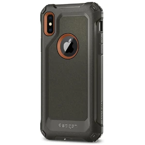 Защитный чехол Spigen Pro Guard Army Green для iPhone X | XS 057CS22651 - Фото 1