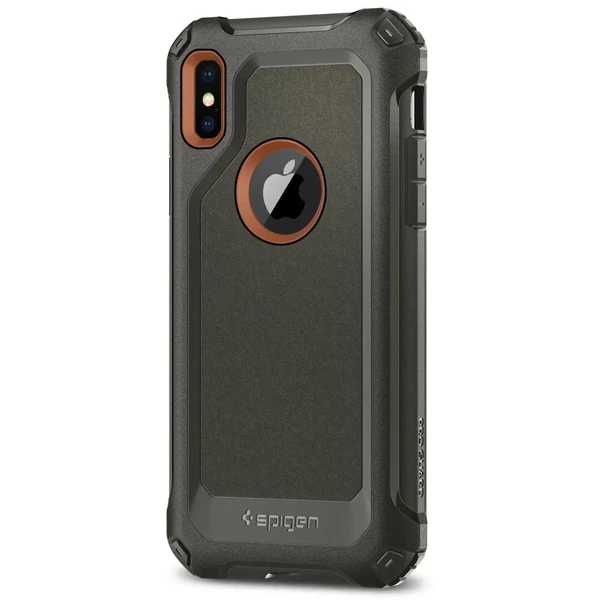 Защитный чехол Spigen Pro Guard Army Green для iPhone X | XS в Тернополе
