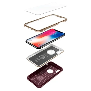 Защитный чехол Spigen Pro Guard Champagne Gold для iPhone X | XS - Фото 8