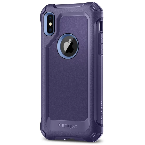 Захисний чохол Spigen Pro Guard Deep Purple для iPhone X | XS у Миколаєві