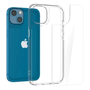 Скляний чохол Spigen Quartz Hybrid Crystal Clear для iPhone 13 mini - Фото 3