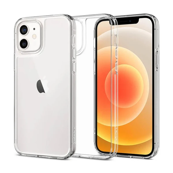 Скляний чохол Spigen Quartz Hybrid для iPhone 12 | 12 Pro у Рівному