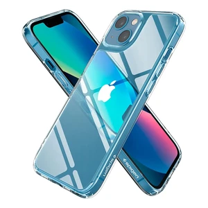 Скляний чохол Spigen Quartz Hybrid Crystal Clear для iPhone 13 - Фото 2