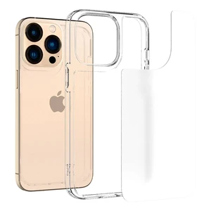 Стеклянный чехол Spigen Quartz Hybrid Matte Clear для iPhone 13 Pro - Фото 3