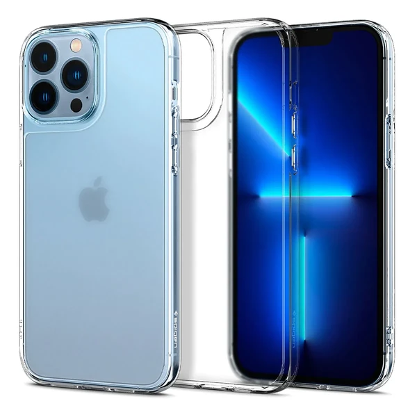 Скляний чохол Spigen Quartz Hybrid Matte Clear для iPhone 13 Pro Max в Сумах