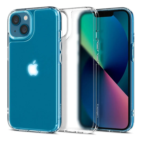 Скляний чохол Spigen Quartz Hybrid Matte Clear для iPhone 13 у Житомирі