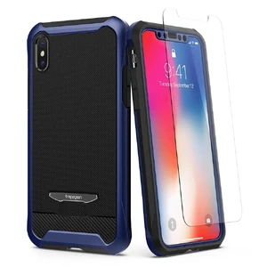 Защитный чехол Spigen Reventon Metallic Blue для iPhone X | XS 057CS22697 - Фото 1