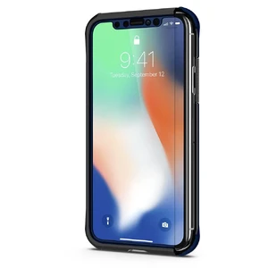 Защитный чехол Spigen Reventon Metallic Blue для iPhone X | XS - Фото 6