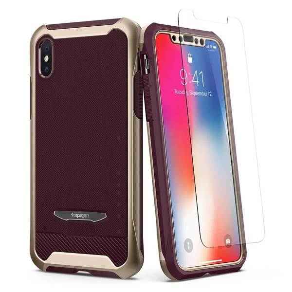 Захисний чохол Spigen Reventon Metallic Gold для iPhone X | XS