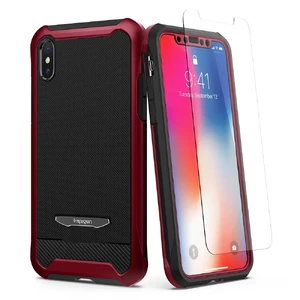 Защитный чехол Spigen Reventon Metallic Red для iPhone X | XS 057CS22698 - Фото 1