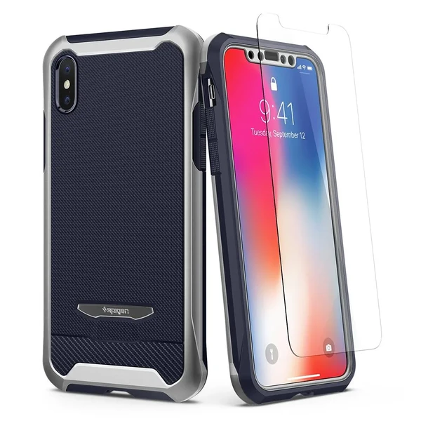 Захисний чохол Spigen Reventon Platinum Silver для iPhone X | XS у Миколаєві