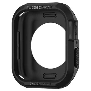 Противоударный чехол Spigen Rugged Armor Black для Apple Watch 40mm SE 2 | SE | 6 | 5 | 4 - Фото 6
