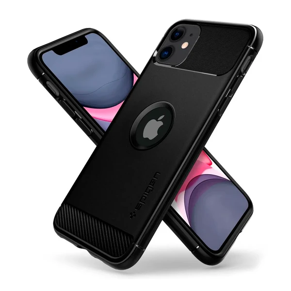 Чохол Spigen Rugged Armor Matte Black для iPhone 11 у Житомирі