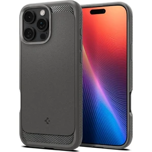 Серый чехол Spigen Rugged Armor Mag для iPhone 16 Pro Max - Фото 8