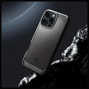 Серый чехол Spigen Rugged Armor Mag для iPhone 16 Pro Max - Фото 12