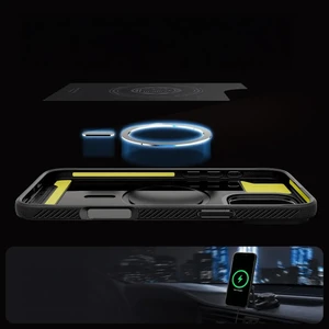 Серый чехол Spigen Rugged Armor Mag для iPhone 16 Pro Max - Фото 15
