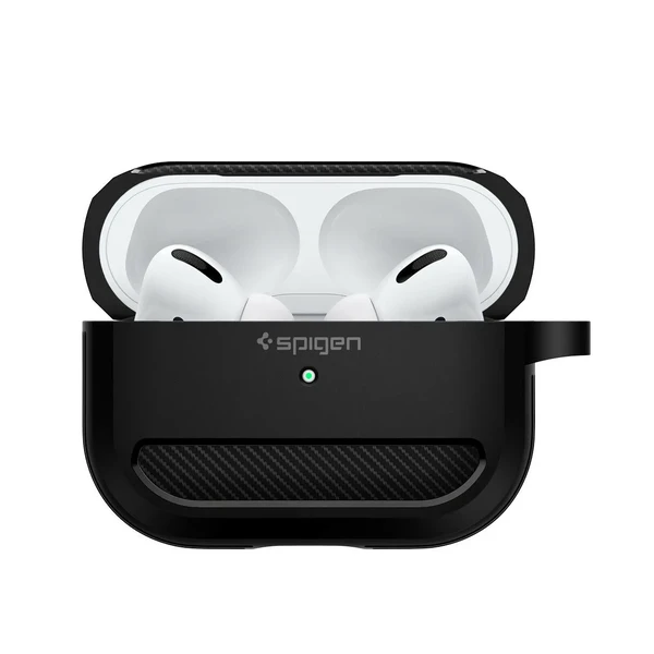 Чохол Spigen Rugged Armor Matte Black для AirPods Pro у Дніпрі