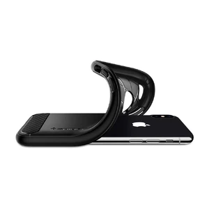 Чехол Spigen Rugged Armor Matte Black для iPhone X | XS - Фото 8