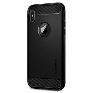 Чехол Spigen Rugged Armor Matte Black для iPhone X | XS - Фото 2
