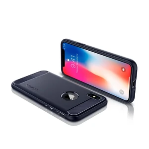 Чехол Spigen Rugged Armor Midnight Blue для iPhone X | XS - Фото 7