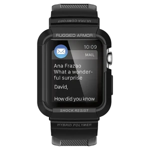 Противоударный чехол-ремешок Spigen Rugged Armor Pro для Apple Watch Series 1 | 2 | 3 42mm - Фото 8