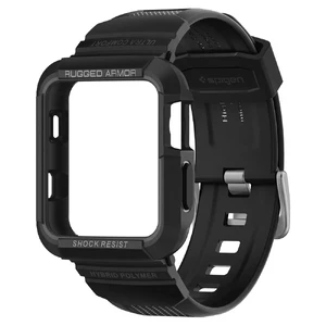 Противоударный чехол-ремешок Spigen Rugged Armor Pro для Apple Watch Series 1 | 2 | 3 42mm - Фото 4