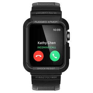 Противоударный чехол-ремешок Spigen Rugged Armor Pro для Apple Watch Series 1 | 2 | 3 42mm - Фото 5