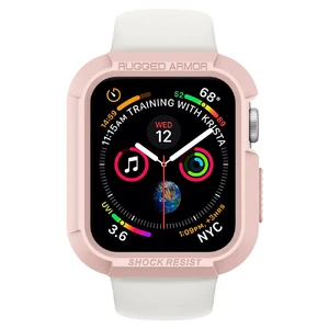 Противоударный чехол Spigen Rugged Armor Rose Gold для Apple Watch 40mm SE 2 | SE | 6 | 5 | 4 - Фото 3