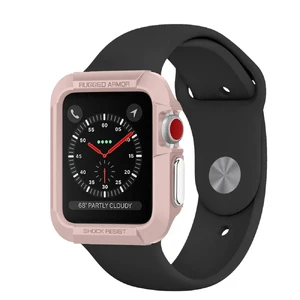 Чехол Spigen Rugged Armor Rose Gold для Apple Watch Series 1 | 2 | 3 42mm 059CS23328 - Фото 1