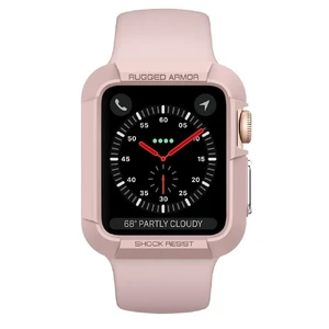 Чехол Spigen Rugged Armor Rose Gold для Apple Watch Series 1 | 2 | 3 42mm - Фото 2