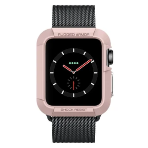 Чехол Spigen Rugged Armor Rose Gold для Apple Watch Series 1 | 2 | 3 42mm - Фото 3