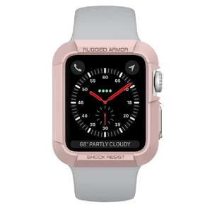 Чехол Spigen Rugged Armor Rose Gold для Apple Watch Series 1 | 2 | 3 42mm - Фото 4