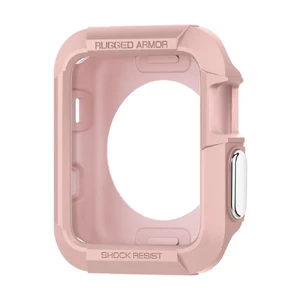 Чехол Spigen Rugged Armor Rose Gold для Apple Watch Series 1 | 2 | 3 42mm - Фото 7