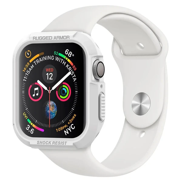 Протиударний чохол Spigen Rugged Armor White для Apple Watch 40mm SE 2 | SE | 6 | 5 | 4
