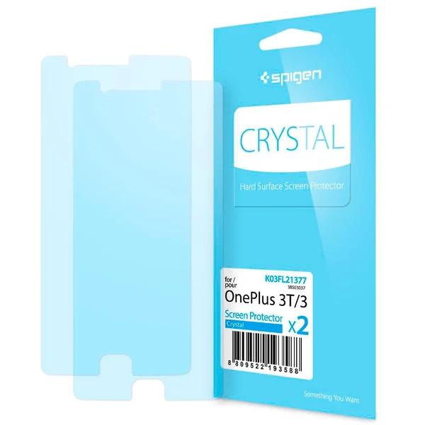 Захисна плівка Spigen Crystal для OnePlus 3 | 3T (2 плівки)
