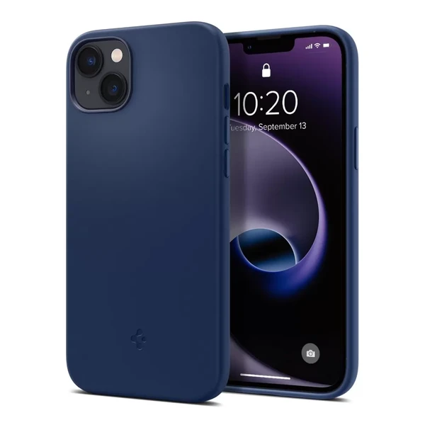 Захисний чохол Spigen Silicone Fit Mag MagSafe Blue для iPhone 14 | 13