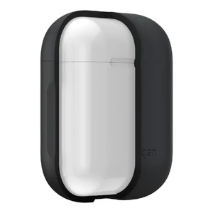 Силиконовый чехол с карабином Spigen Silicone Case Charcoal для Apple AirPods - Фото 2