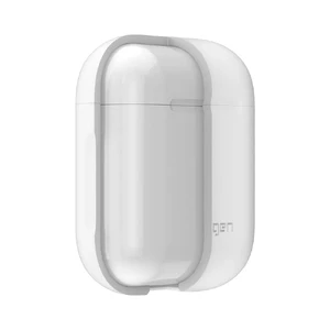 Силиконовый чехол с карабином Spigen Silicone Case White для Apple AirPods - Фото 5