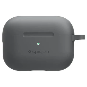 Чехол с карабином Spigen Silicone Fit Charcoal для Airpods Pro - Фото 2