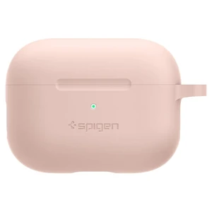 Чeхол з карабіном Spigen Silicone Fit Pink для Airpods Pro - Фото 2
