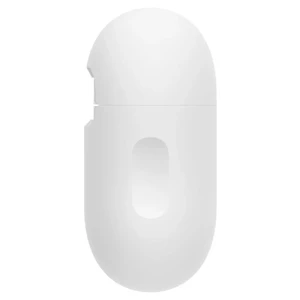 Чeхол з карабіном Spigen Silicone Fit White для Airpods Pro - Фото 4