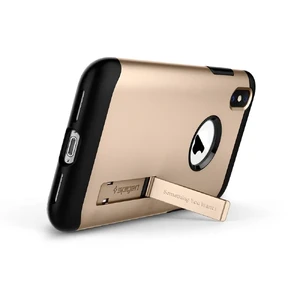 Чехол Spigen Slim Armor Champagne Gold для iPhone X | XS - Фото 5