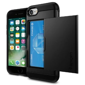 Чохол Spigen Slim Armor CS Black для iPhone SE 3 | SE 2 | 8 | 7 - Фото 3
