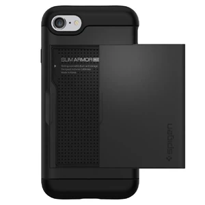 Чехол Spigen Slim Armor CS Black для iPhone SE 3 | SE 2 | 8 | 7