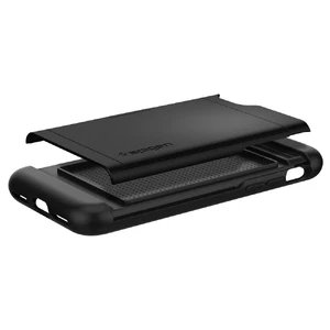 Чохол Spigen Slim Armor CS Black для iPhone SE 3 | SE 2 | 8 | 7 - Фото 9