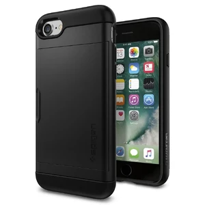 Чохол Spigen Slim Armor CS Black для iPhone SE 3 | SE 2 | 8 | 7 - Фото 2