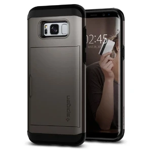 Чехол Spigen Slim Armor CS Gunmetal для Samsung Galaxy S8 Plus - Фото 4