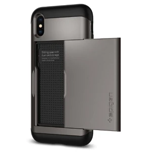 Чохол Spigen Slim Armor CS Gunmetal для iPhone X | XS - Фото 2